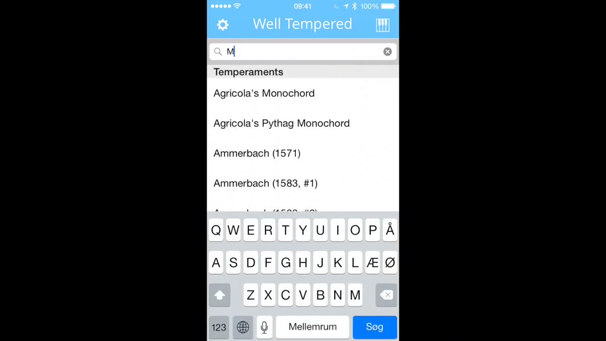 Getting Started with Well Tempered screenshot